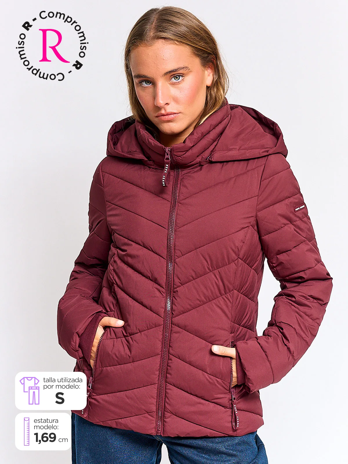 CASACA MUJER PEPE JEANS CORTA SANN - 1