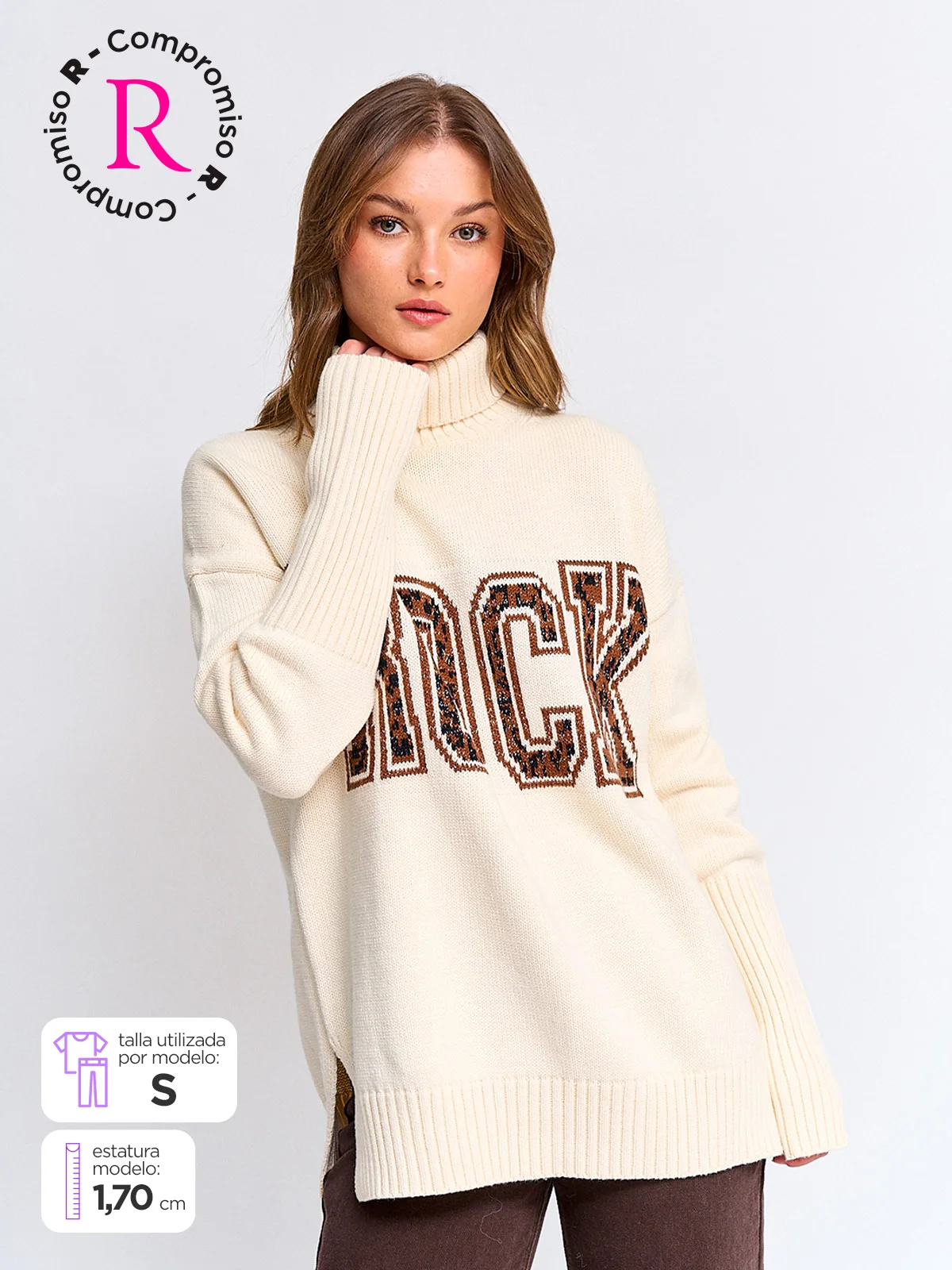 SWEATER MUJER BARBADOS FRASE - 1