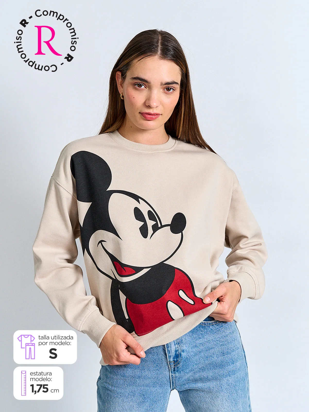 POLERA MANGA LARGA MUJER INDEX MICKEY - 1