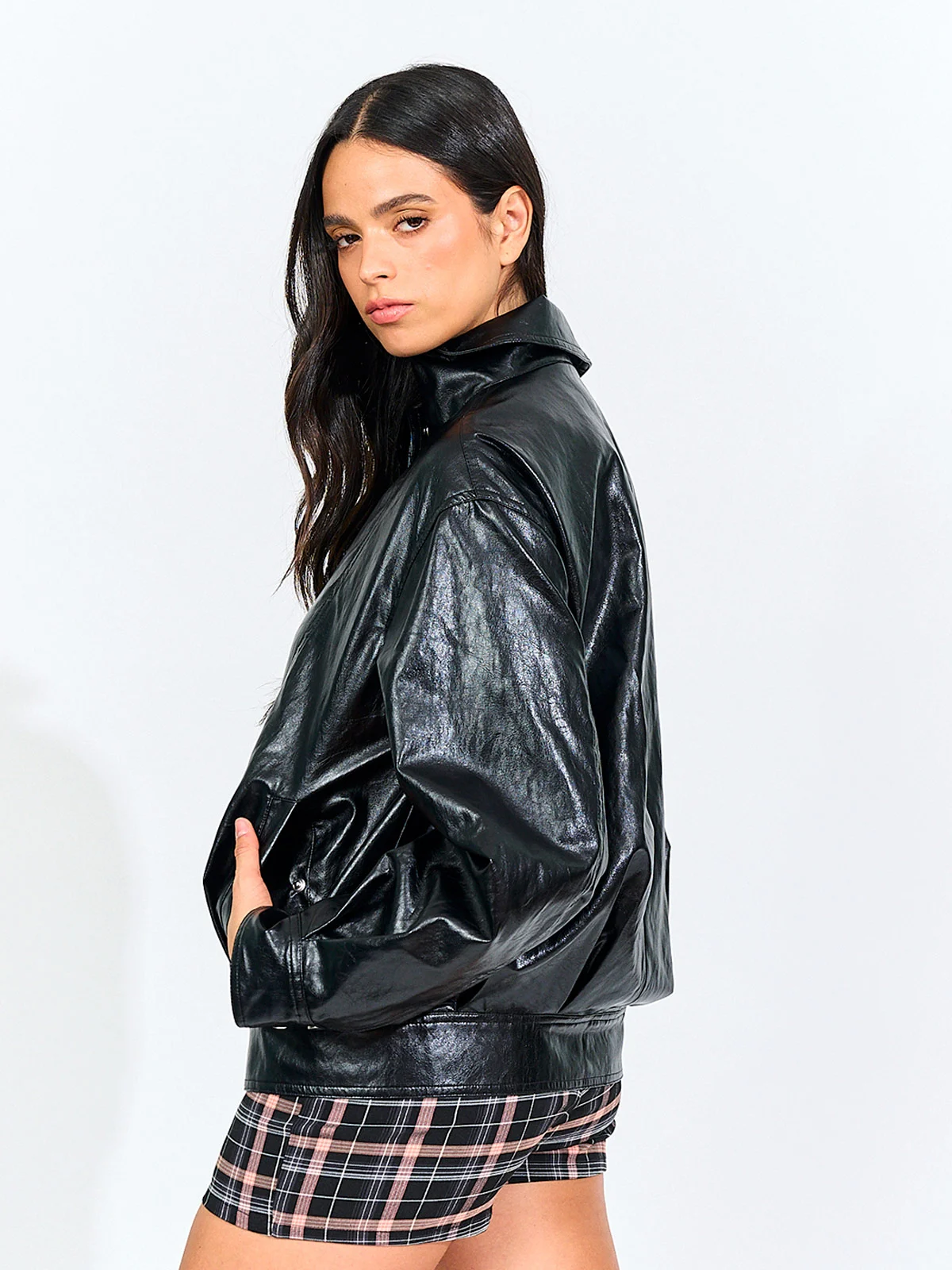 CASACA MUJER INDEX CORTA OVERSIZE - 5