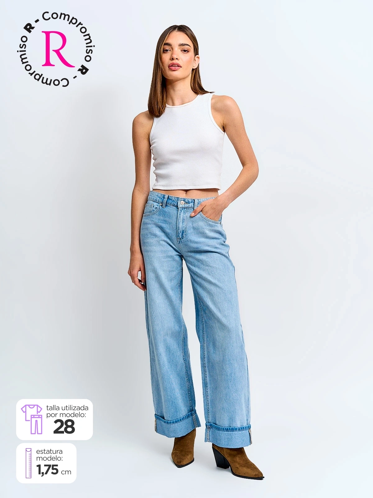 JEANS MUJER INDEX CALA - 1