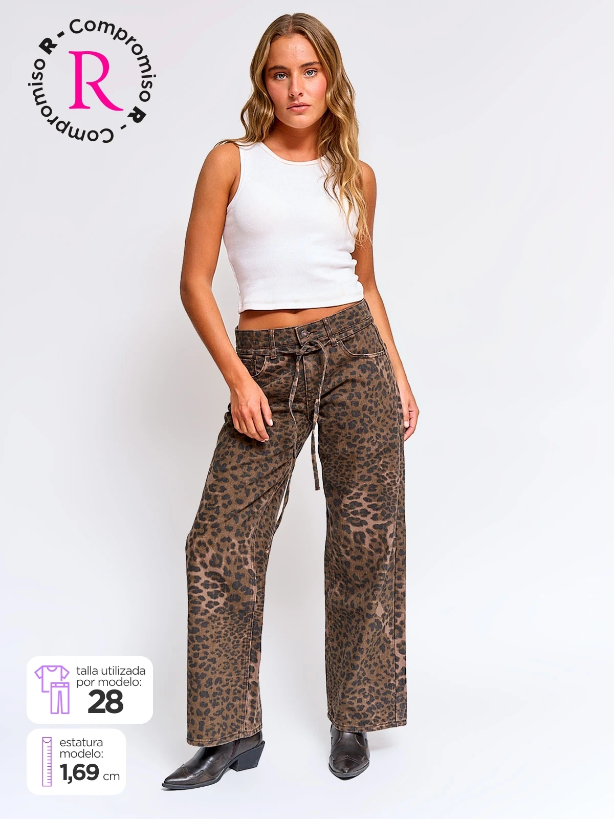 JEANS BAGGY MUJER INDEX COW LOW - 1