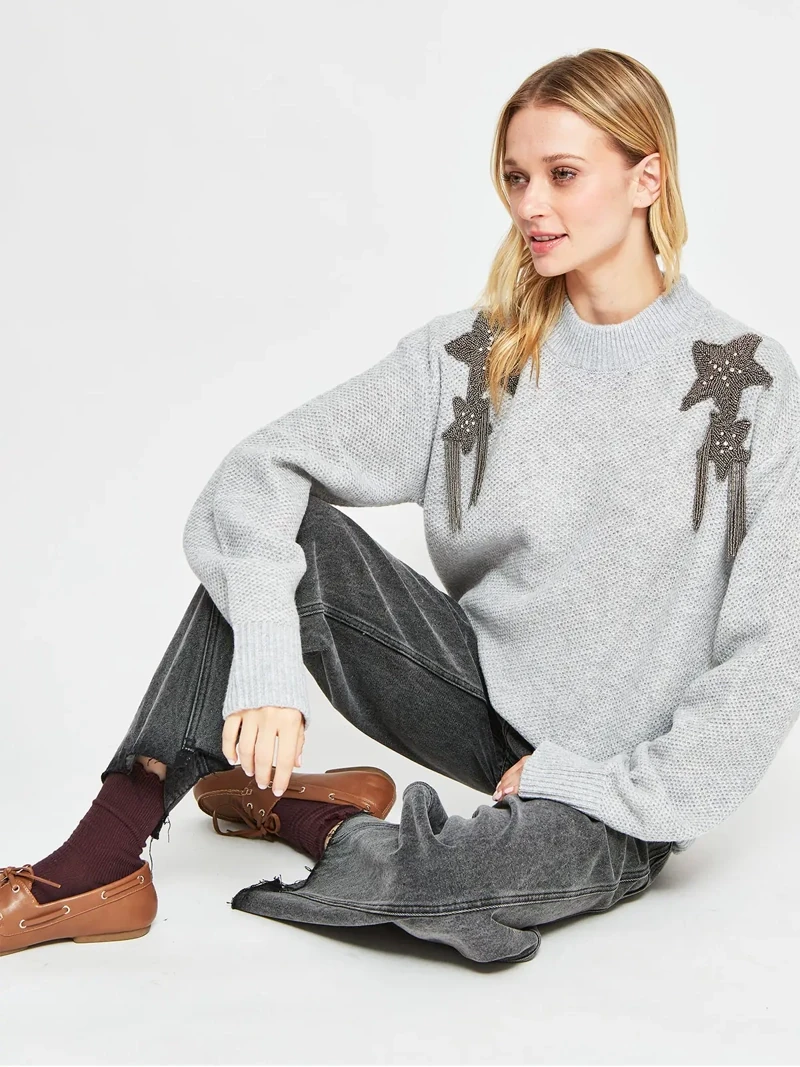SWEATER MUJER BARBADOS PARCHE - 4