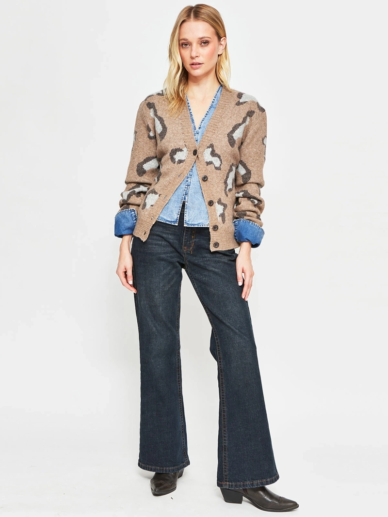 CARDIGAN MUJER BARBADOS ANIMAL - 4