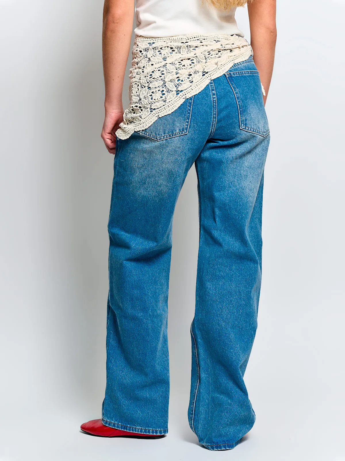 JEANS REGULAR MUJER INDEX PAÑUELO - 3