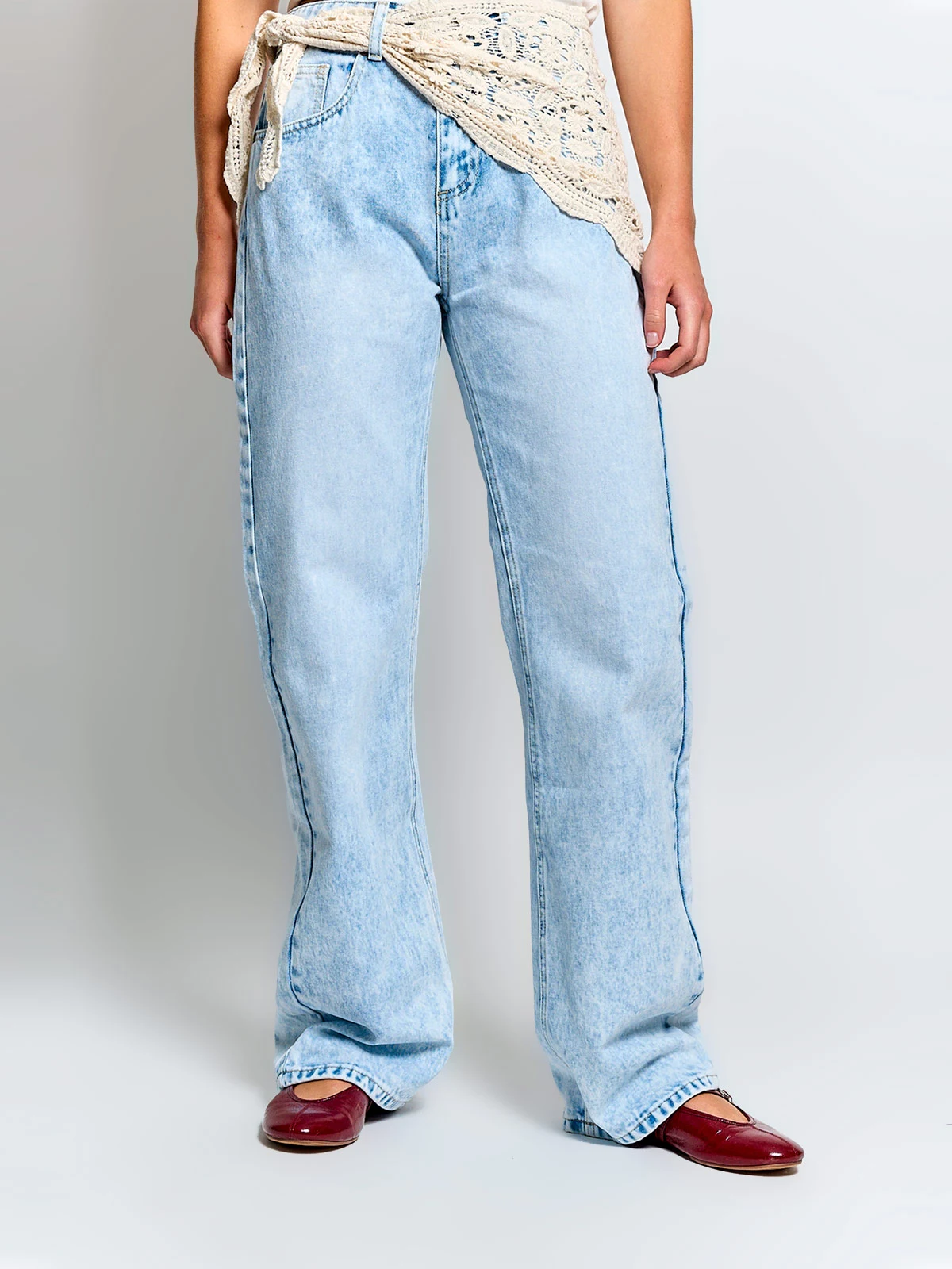 JEANS REGULAR MUJER INDEX PAÑUELO - 2