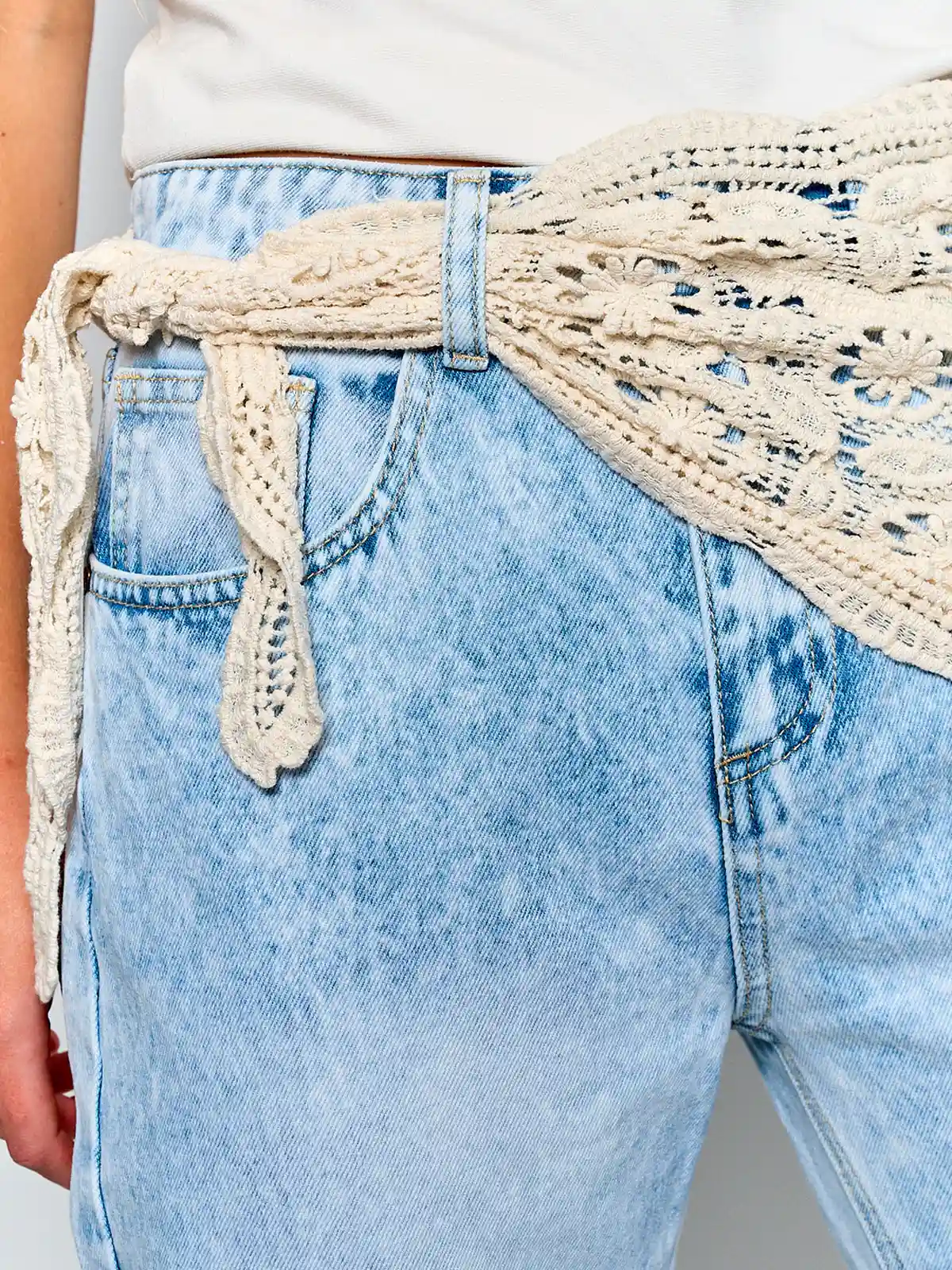 JEANS REGULAR MUJER INDEX PAÑUELO - 4