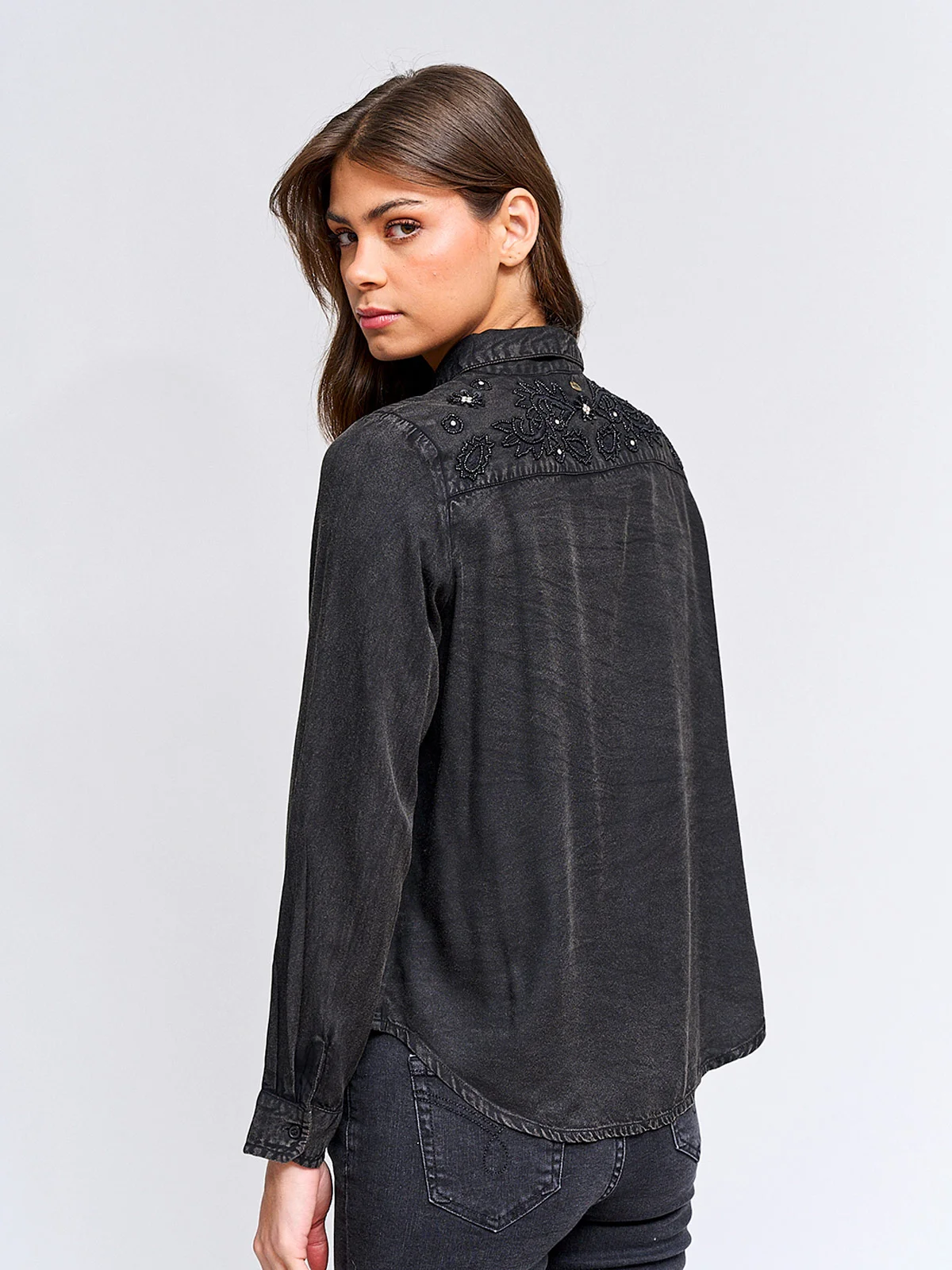 BLUSA MANGA LARGA MUJER TATIENNE CLARIN - 2