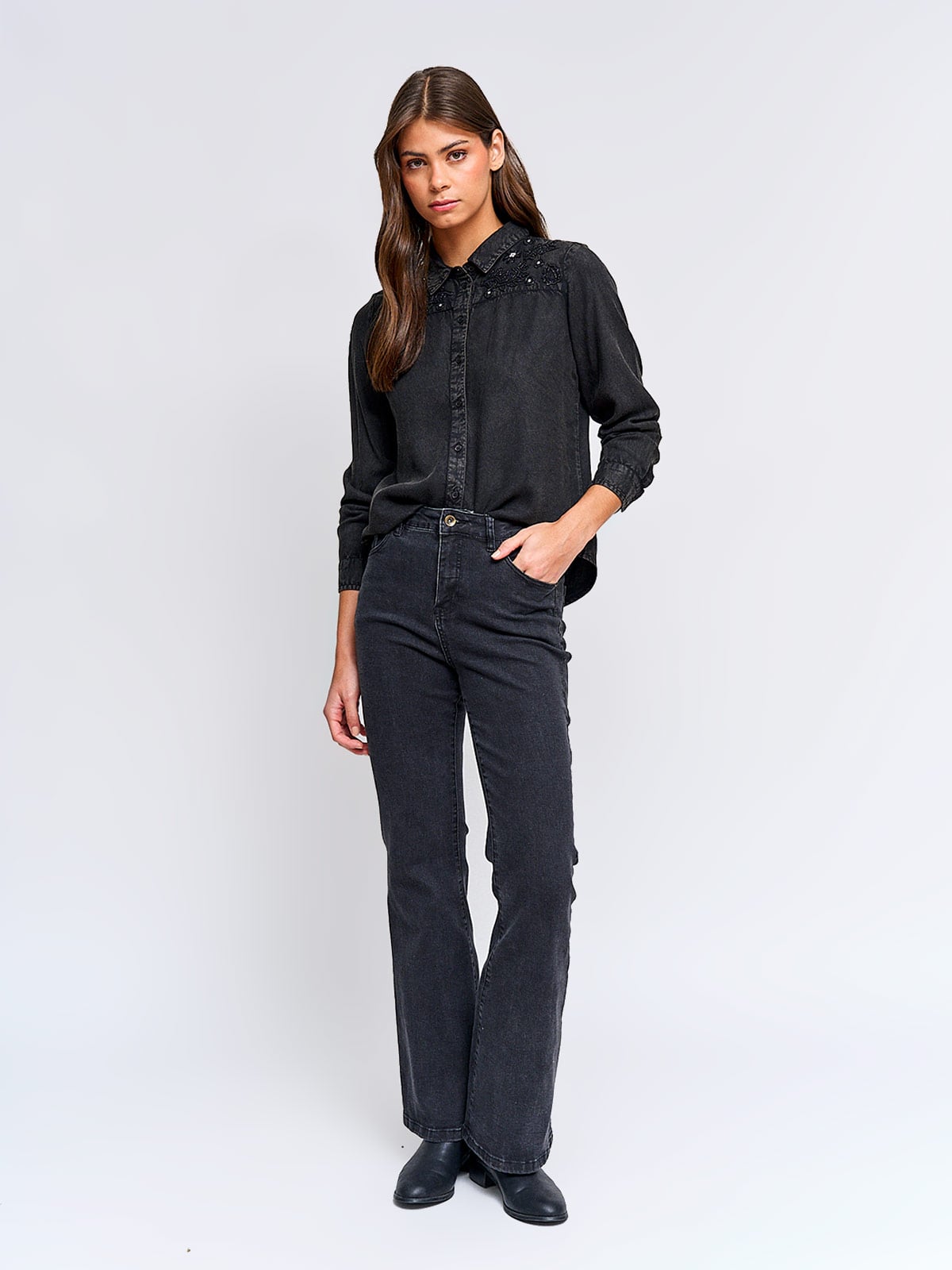 BLUSA MANGA LARGA MUJER TATIENNE CLARIN - 4