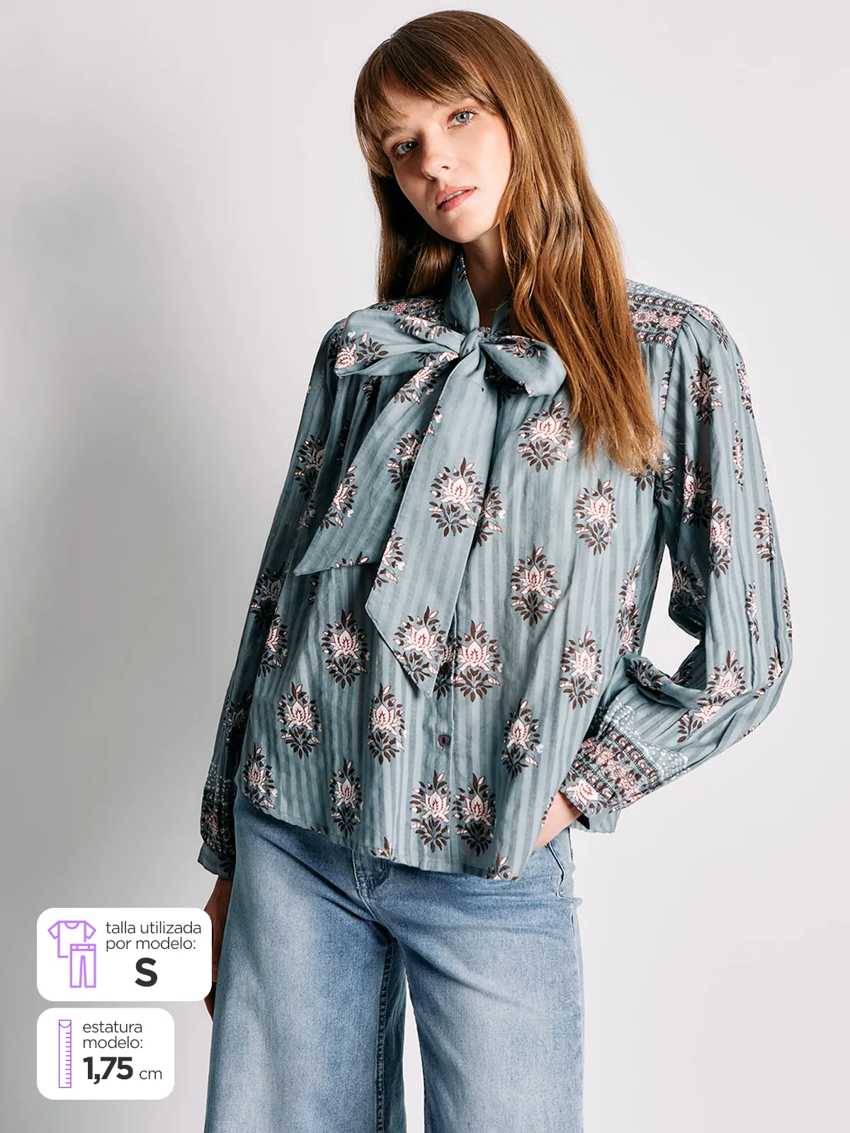 BLUSA MANGA LARGA MUJER TATIENNE APORTO - 1