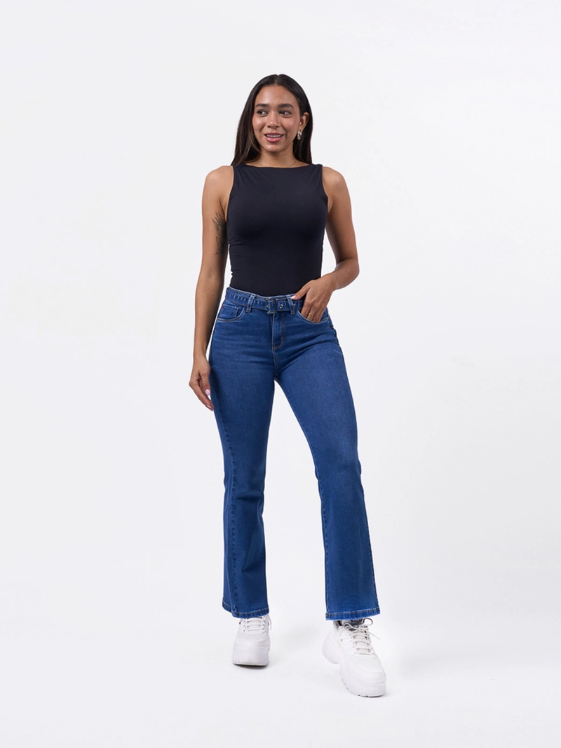 JEANS MUJER MACHINE FIORE2 - 1