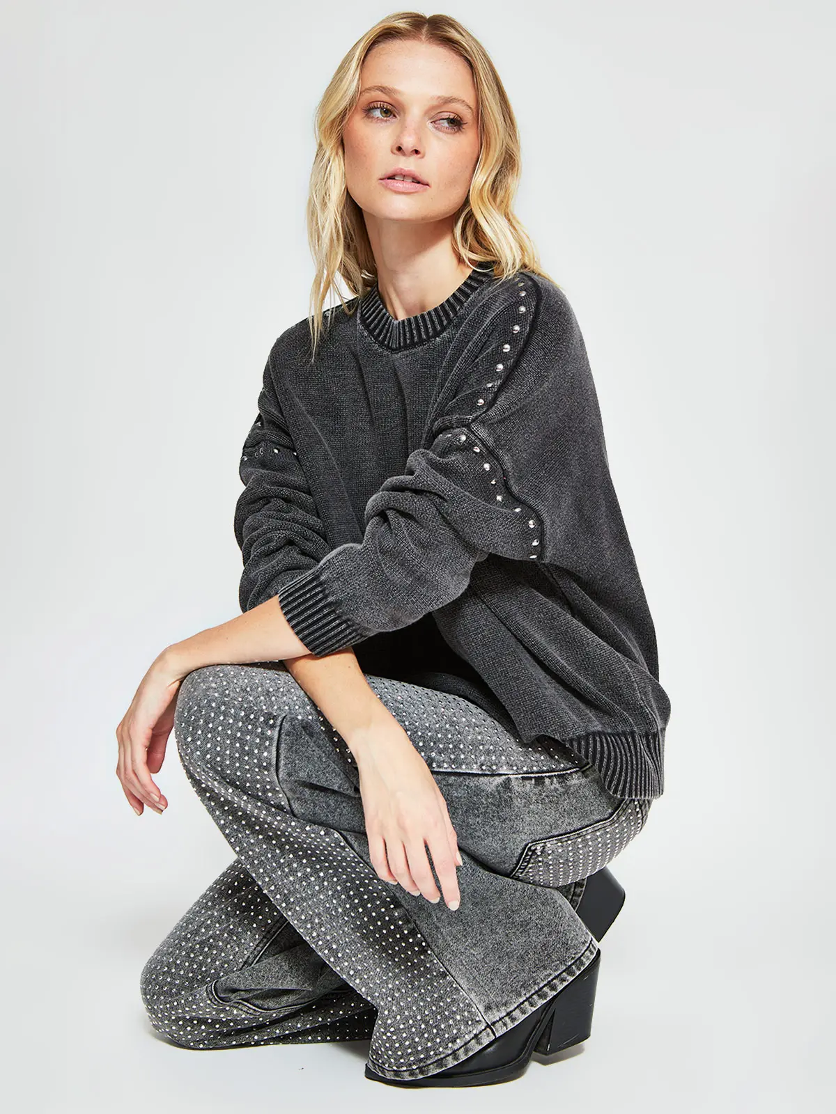 SWEATER MUJER BARBADOS TACHAS - 4