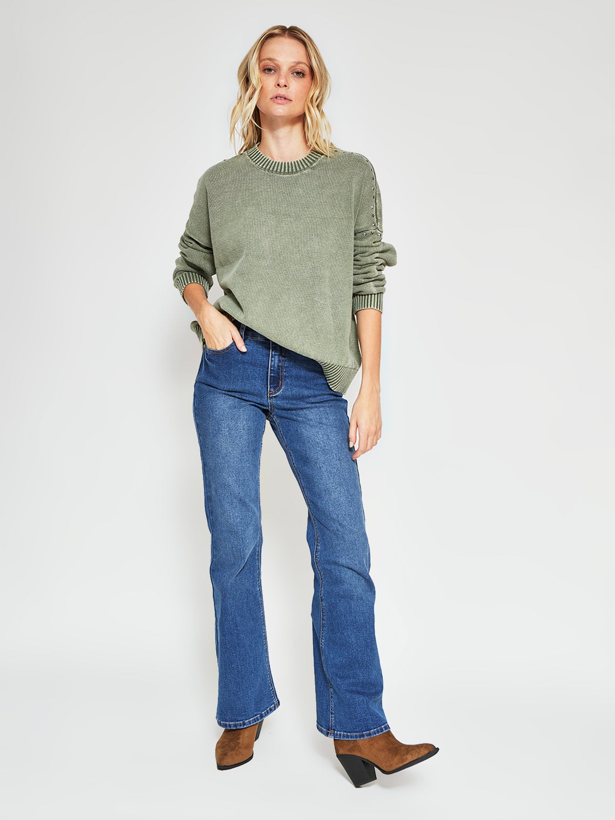 SWEATER MUJER BARBADOS TACHAS - 4