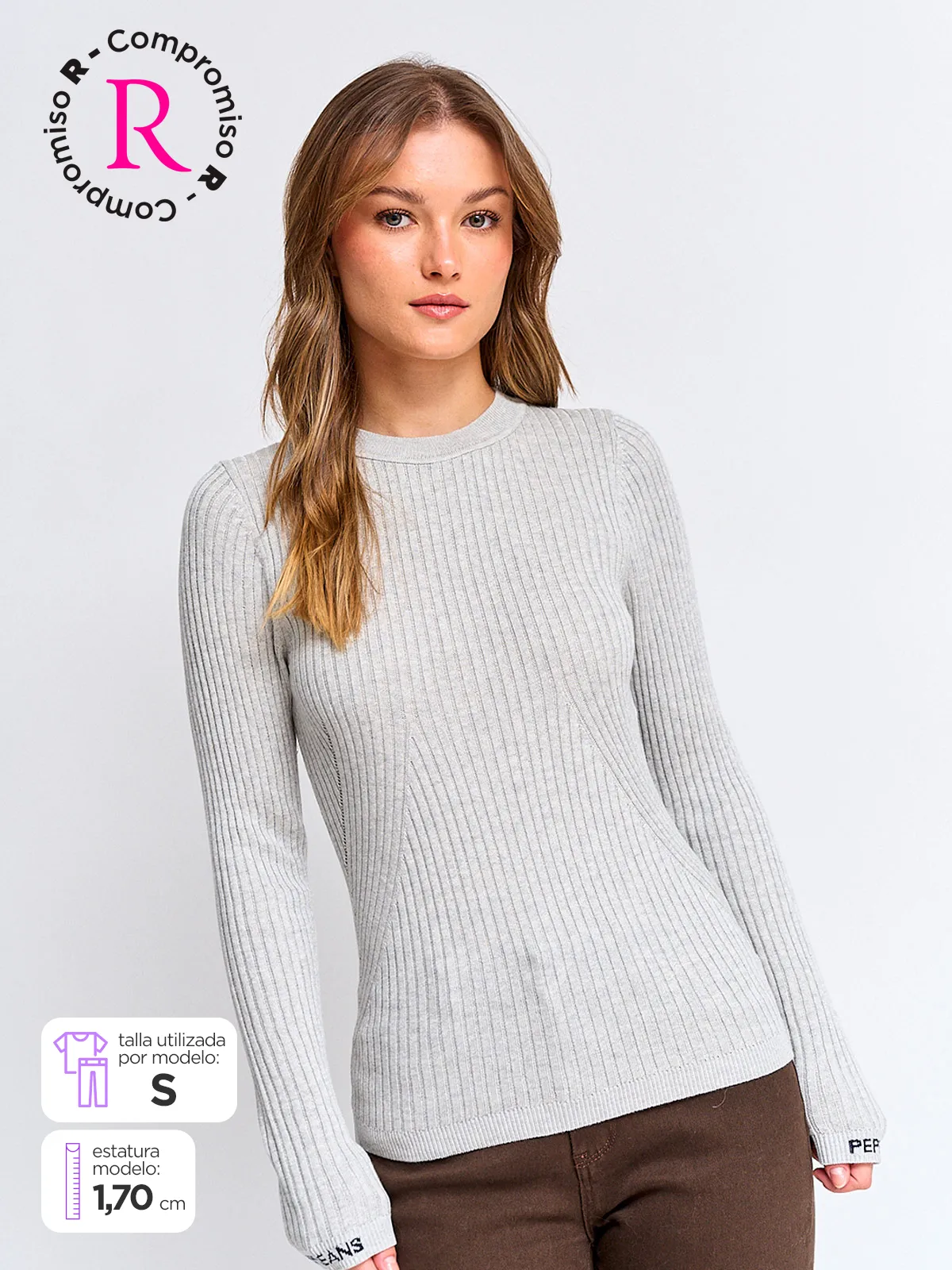 POLO MANGA LARGA MUJER PEPE JEANS CARLA - 1