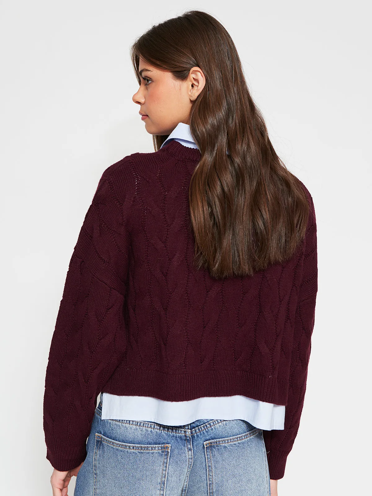 SWEATER MUJER INDEX CON BLUSA - 2