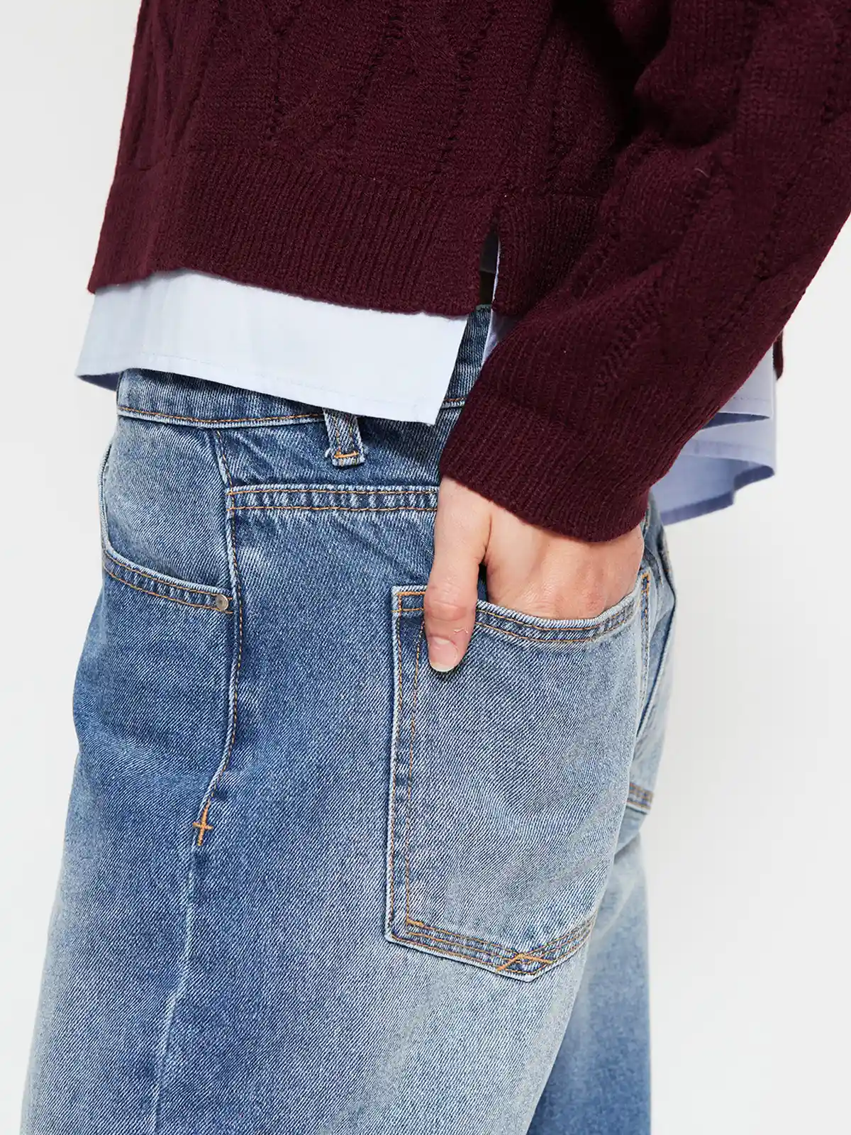 SWEATER MUJER INDEX CON BLUSA - 3