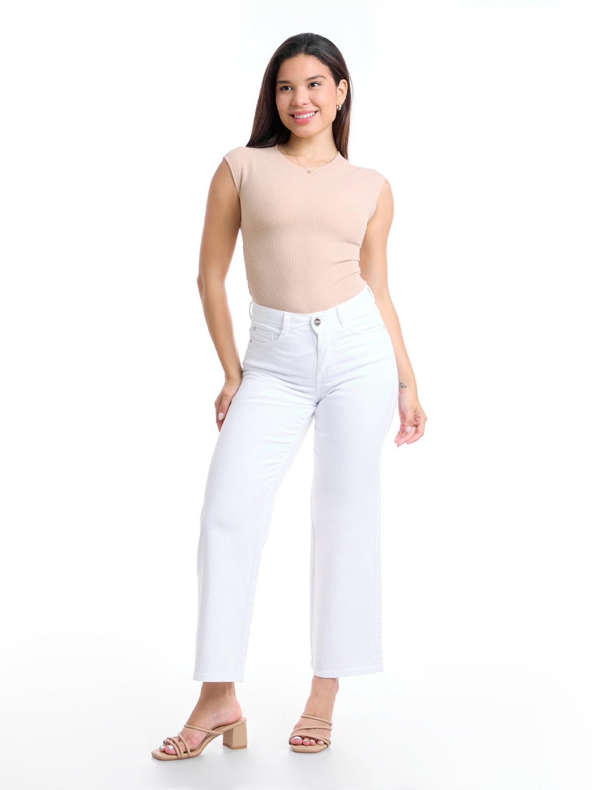 JEANS ALGODÓN STRAIGHT MUJER METAL JEANS NARDA NARDA II - 1