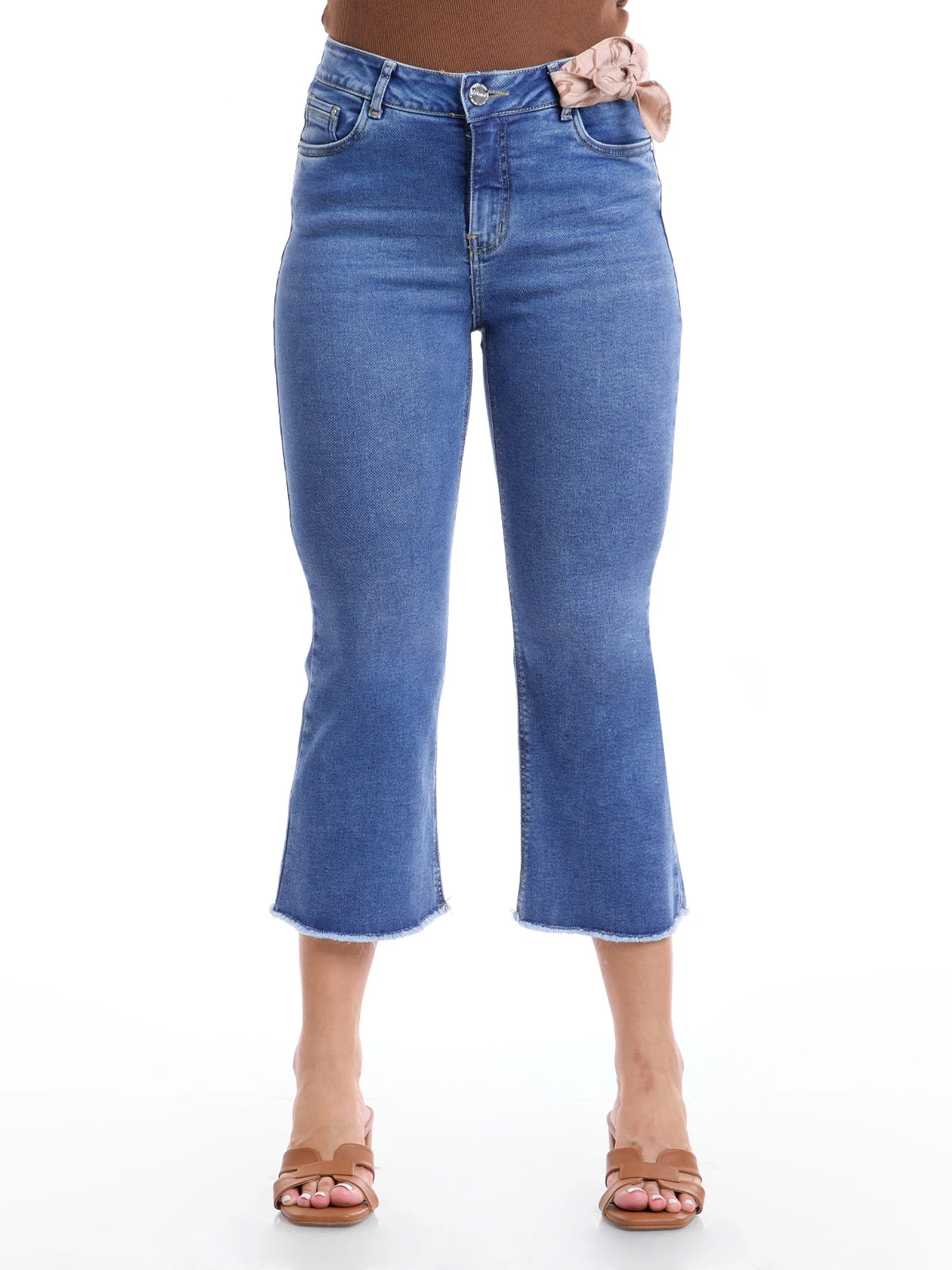 JEANS ALGODÓN CROPPED FLARE MUJER METAL JEANS FANNY - 2