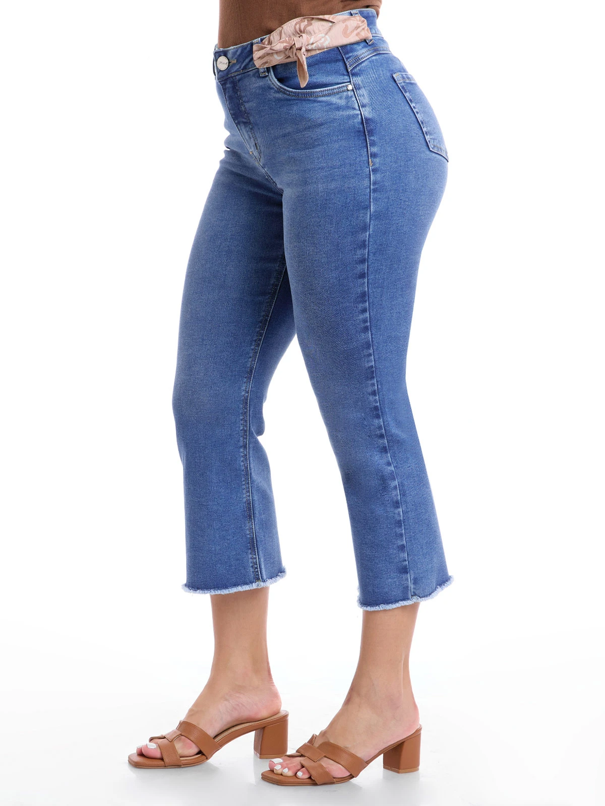 JEANS ALGODÓN CROPPED FLARE MUJER METAL JEANS FANNY - 3