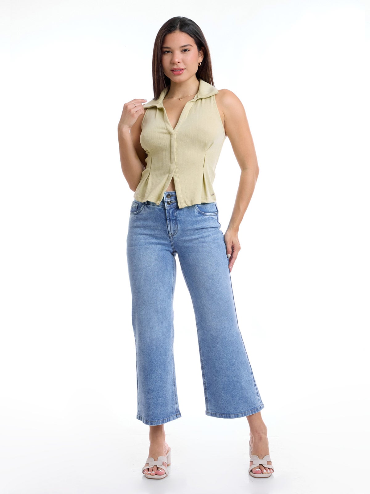 JEANS ALGODÓN CULOTTE MUJER METAL JEANS FILOMENA - 1