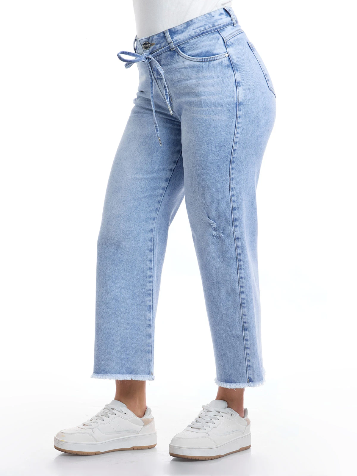 JEAN ALGODÓN CROPPED STRAIGHT MUJER METAL JEANS PAULA - 3