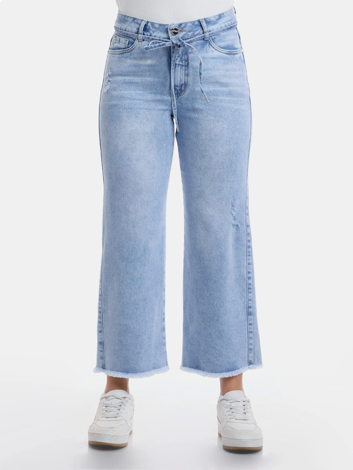 JEANS ALGODÓN STRAIGHT CROPPED MUJER METAL JEANS PAULA - 2