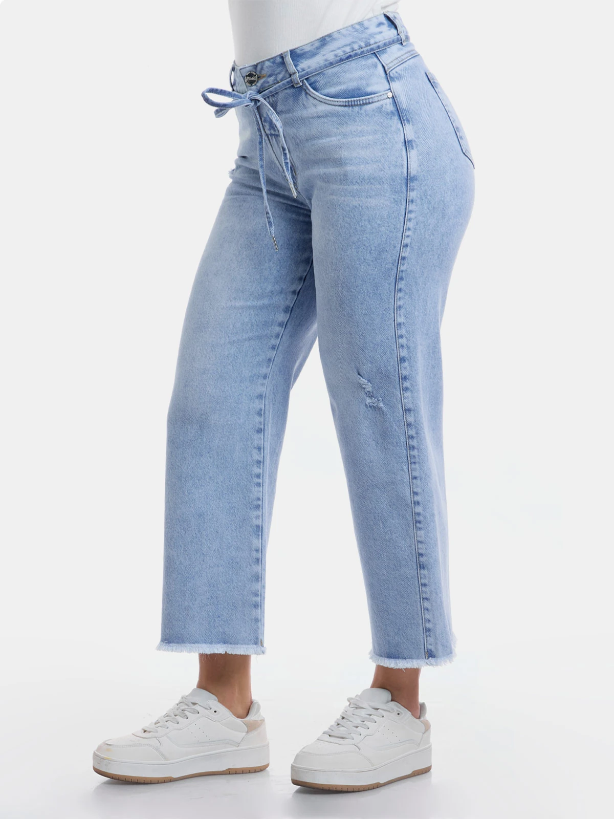 JEANS ALGODÓN STRAIGHT CROPPED MUJER METAL JEANS PAULA - 5