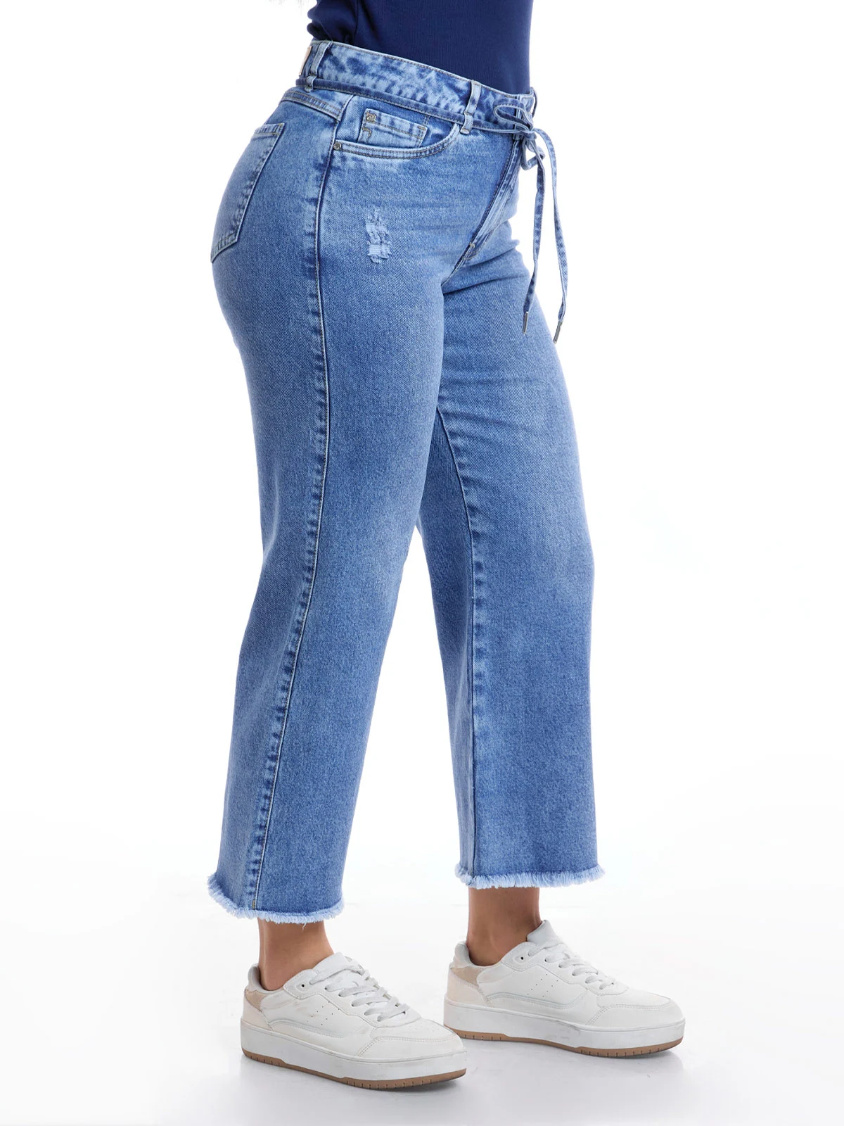 JEAN ALGODÓN CROPPED STRAIGHT MUJER METAL JEANS PAULA - 3
