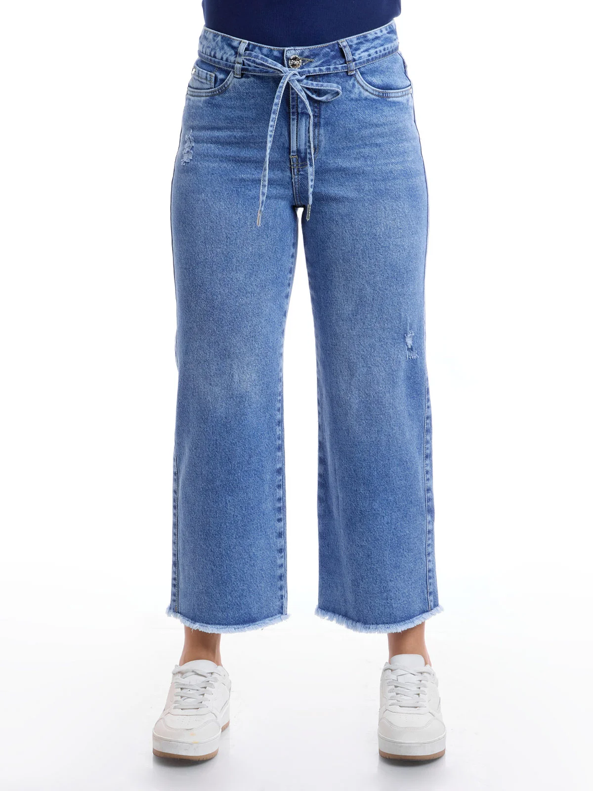 JEAN ALGODÓN CROPPED STRAIGHT MUJER METAL JEANS PAULA - 2