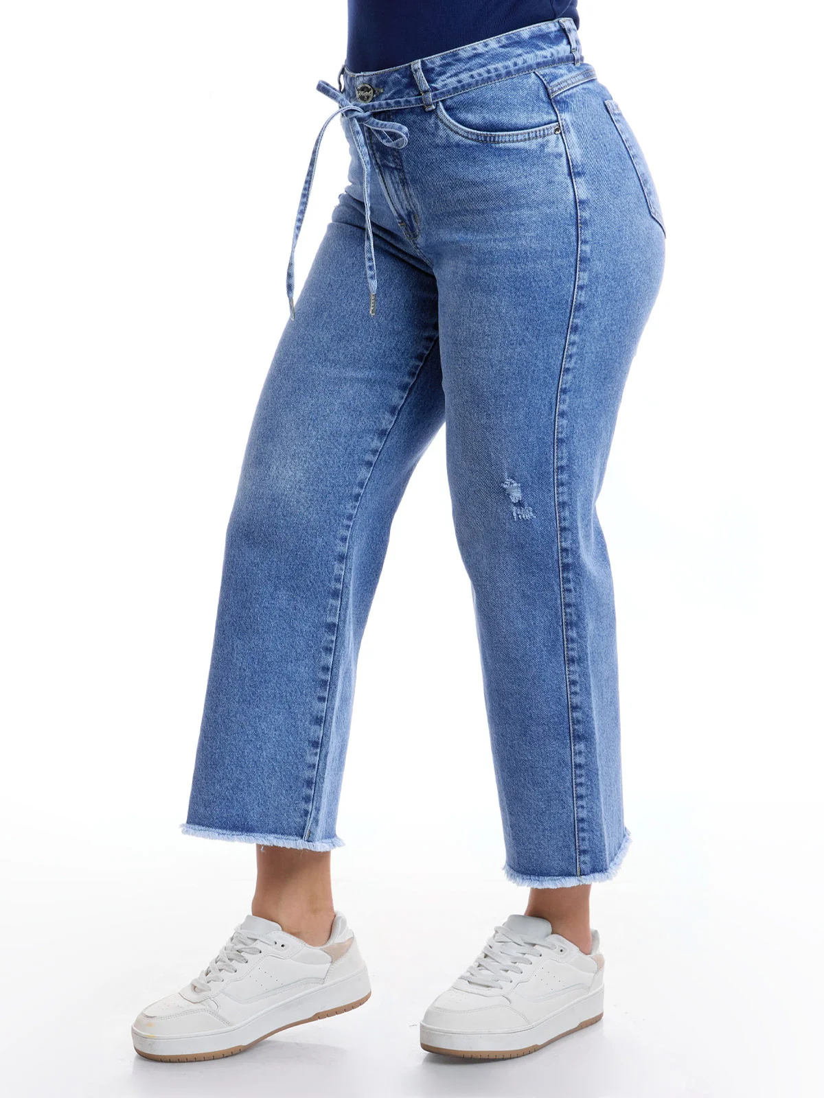 JEAN ALGODÓN CROPPED STRAIGHT MUJER METAL JEANS PAULA - 4
