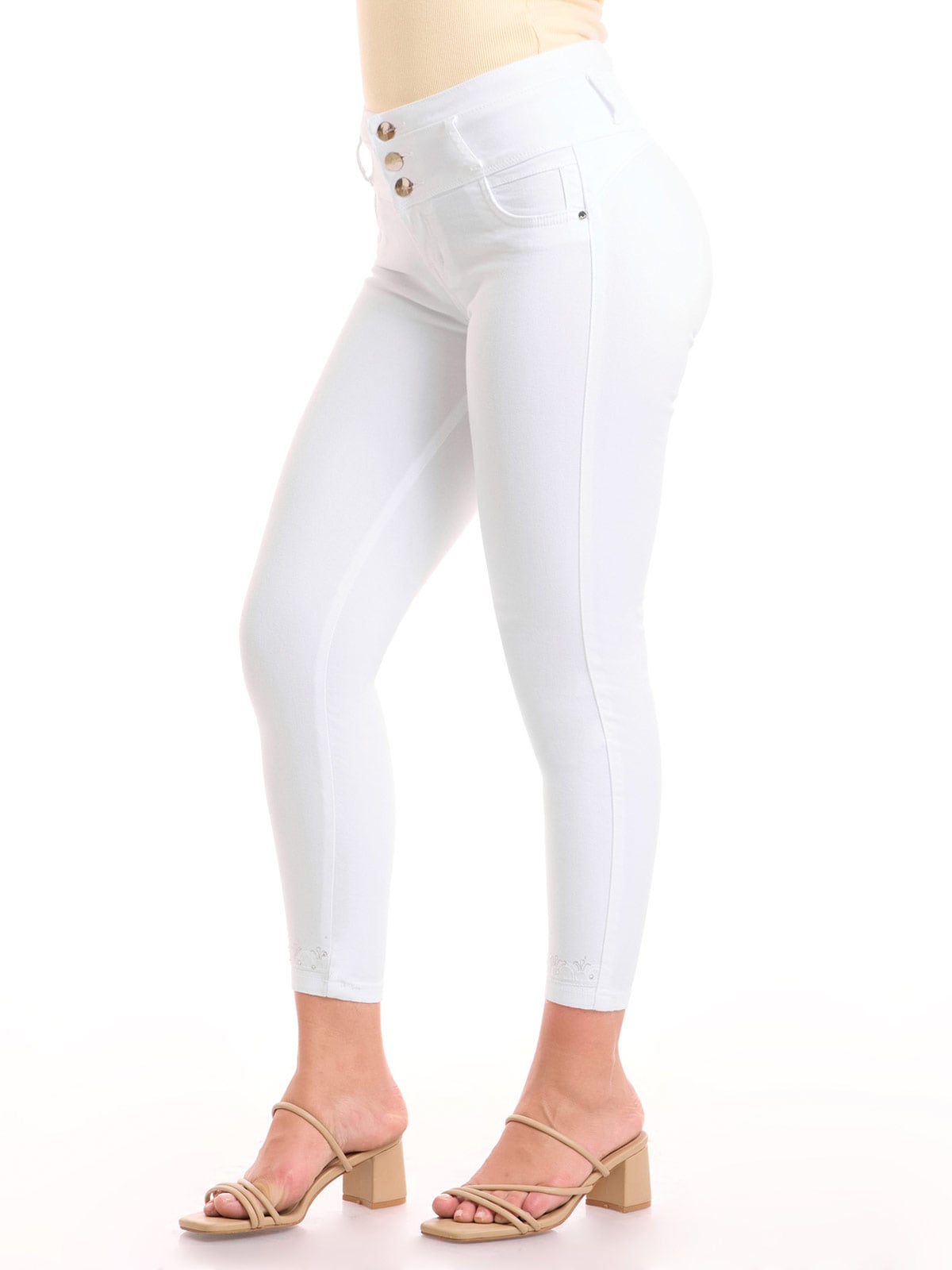JEAN ALGODÓN SKINNY MUJER METAL JEANS CAMILA - 3
