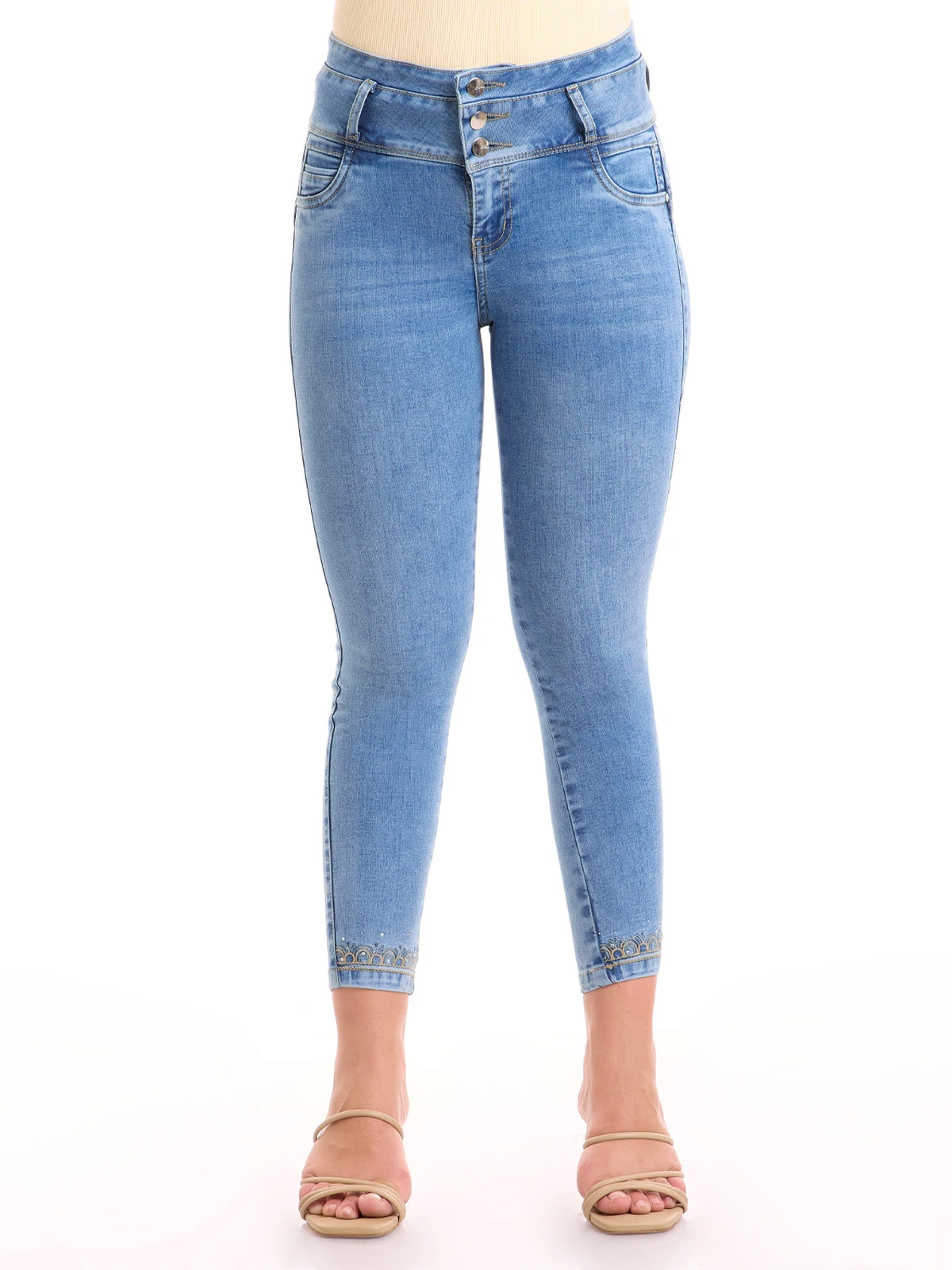 JEAN ALGODÓN SKINNY MUJER METAL JEANS CAMILA - 2