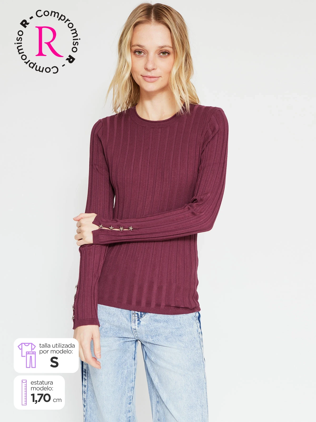 SWEATER MUJER BARBADOS ARANZA - 1