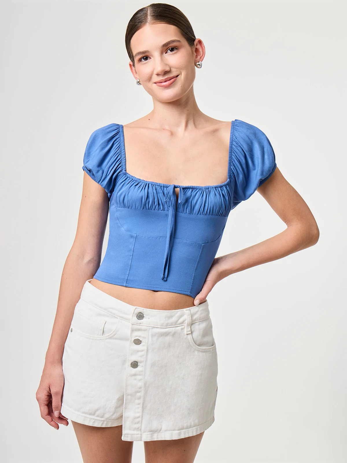 BLUSA MANGA CORTA MUJER AERO APUFF - 1
