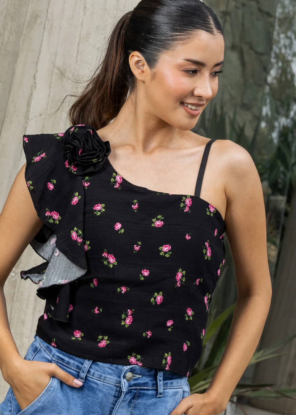 BLUSA MUJER ALEJANDRA BAIGORRIA ROSA - 2