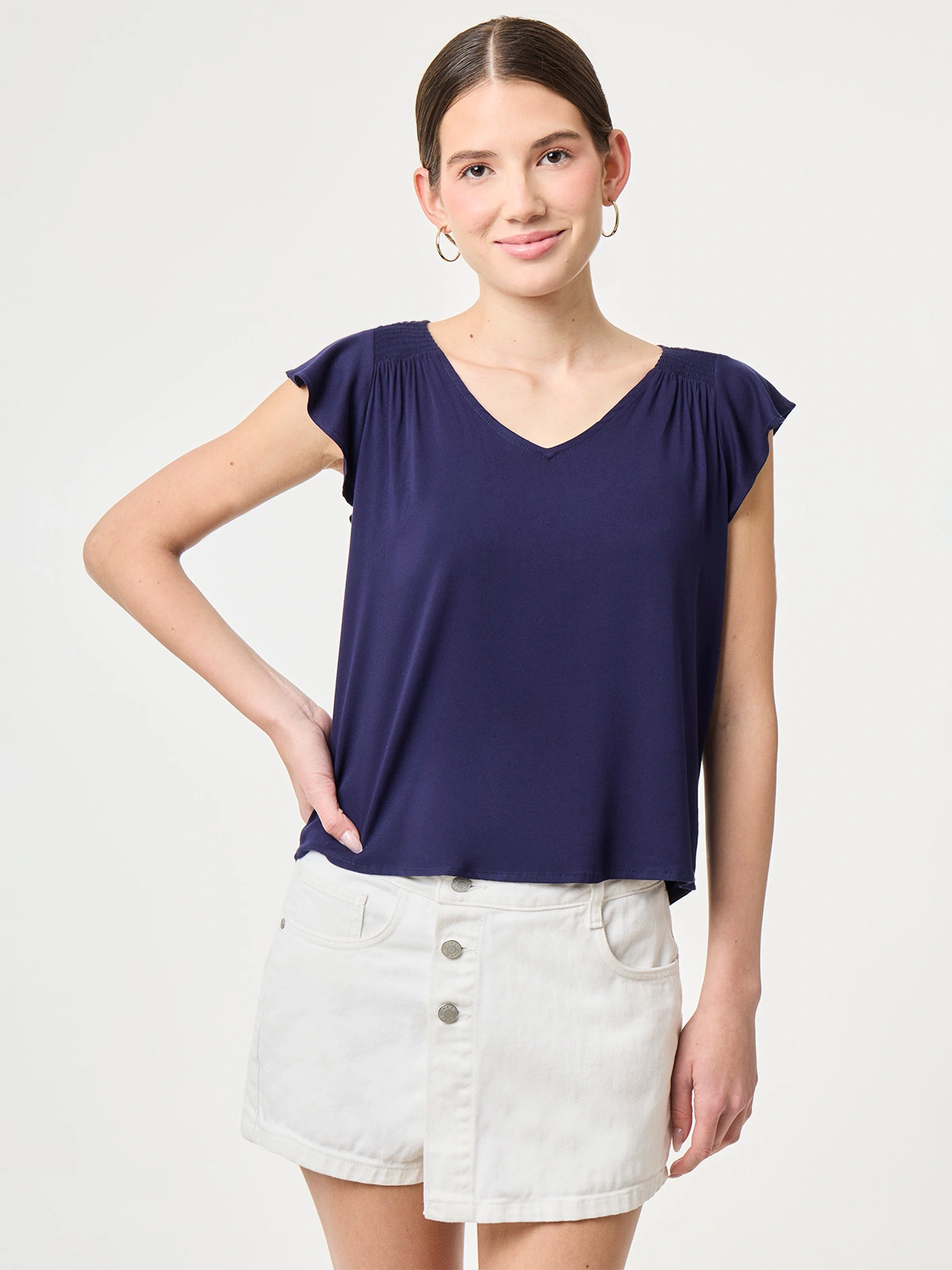 BLUSA MANGA CORTA MUJER PEPE JEANS MALIBU - 1