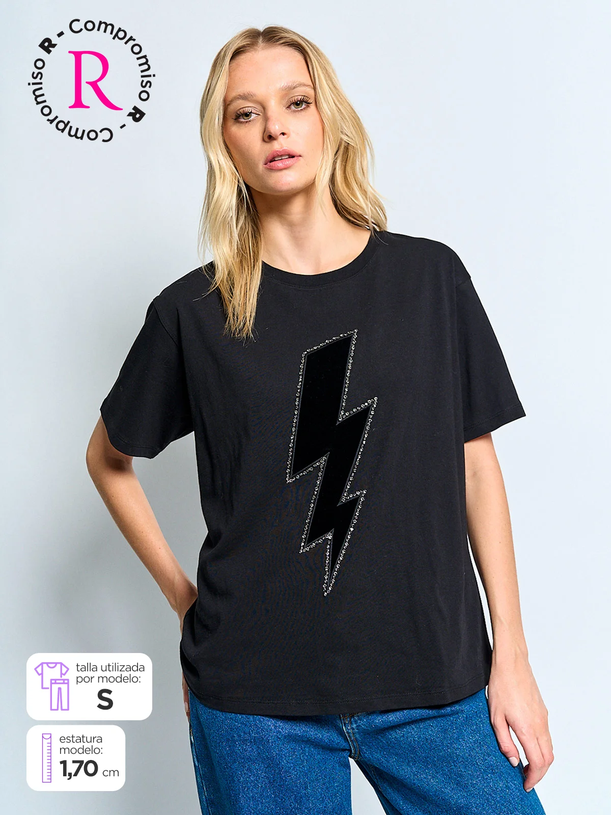 POLO MANGA CORTA MUJER BARBADOS ESTAMPADO - 1
