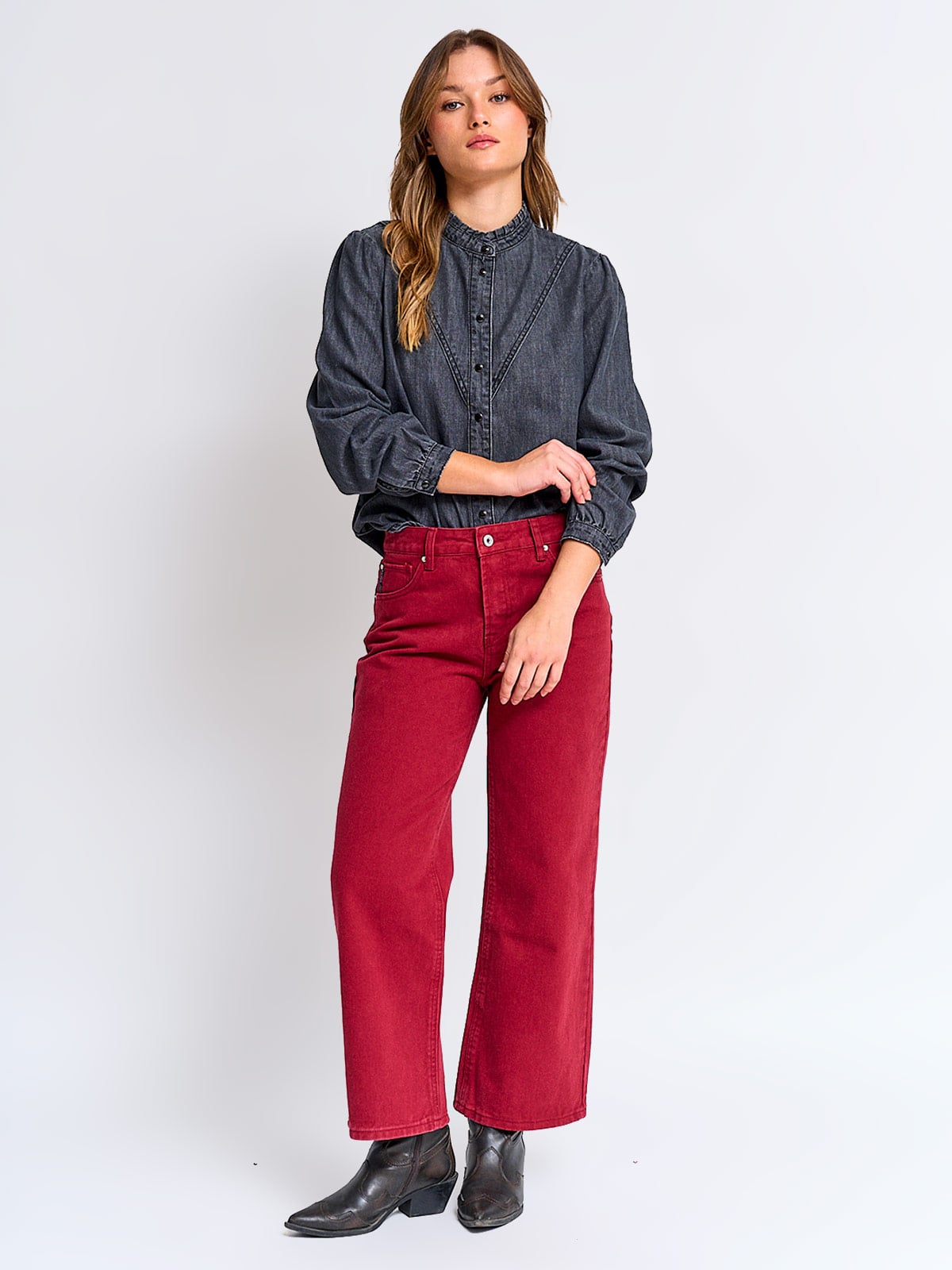 BLUSA MANGA LARGA MUJER PEPE JEANS DENIM - 4