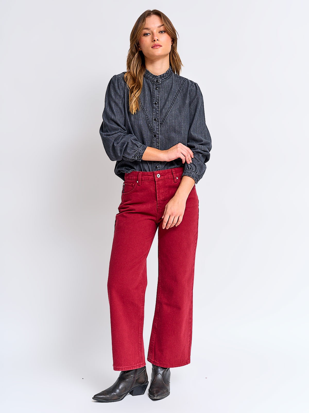 BLUSA MANGA LARGA MUJER PEPE JEANS DENIM - 4