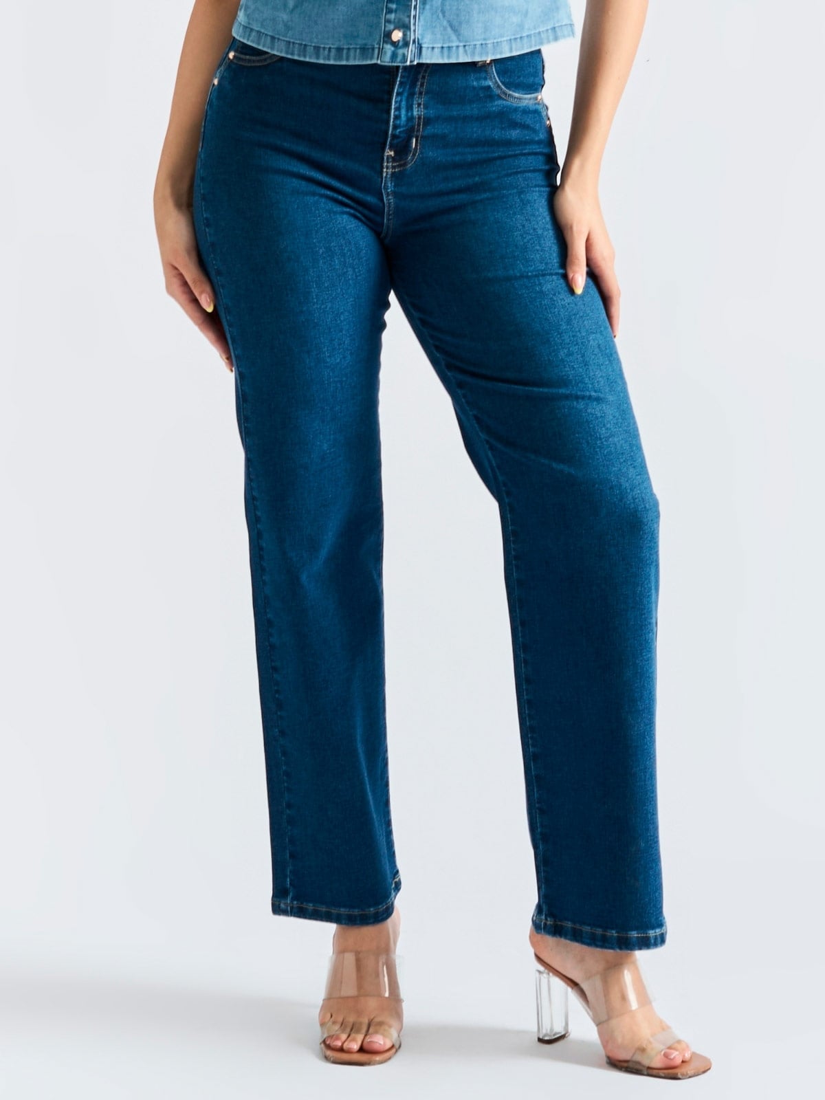 JEANS ALGODÓN RECTO MUJER PARADA 111 ABRIL - 2