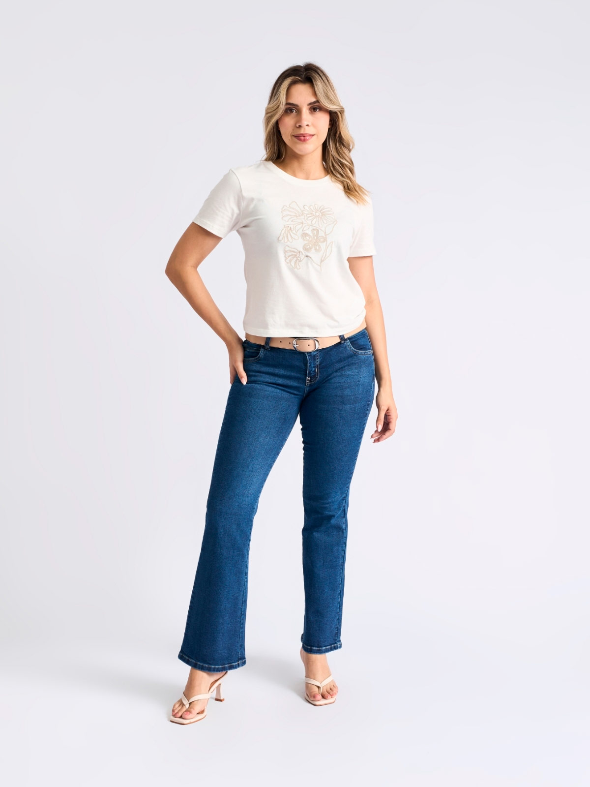 JEANS ALGODÓN BOOTCUT MUJER PARADA 111 CATRINA - 1