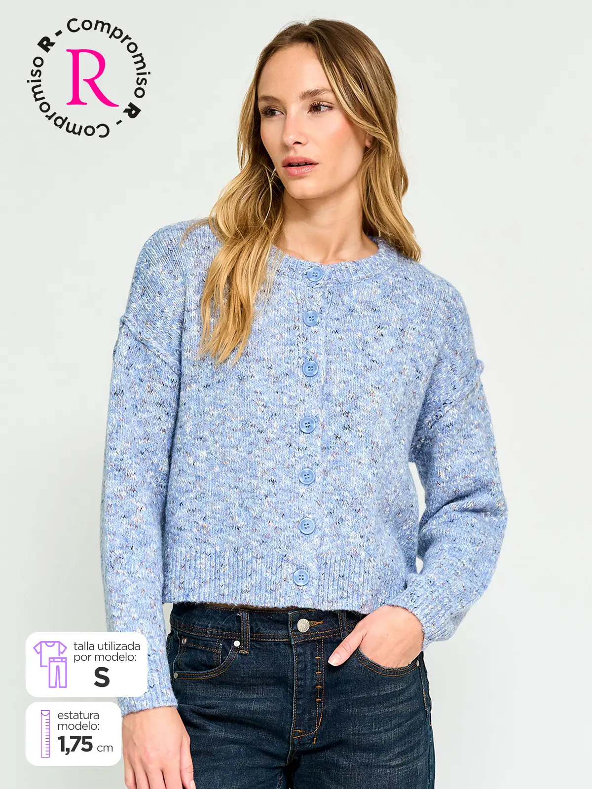 CARDIGAN MUJER INDEX BAKAN - 1