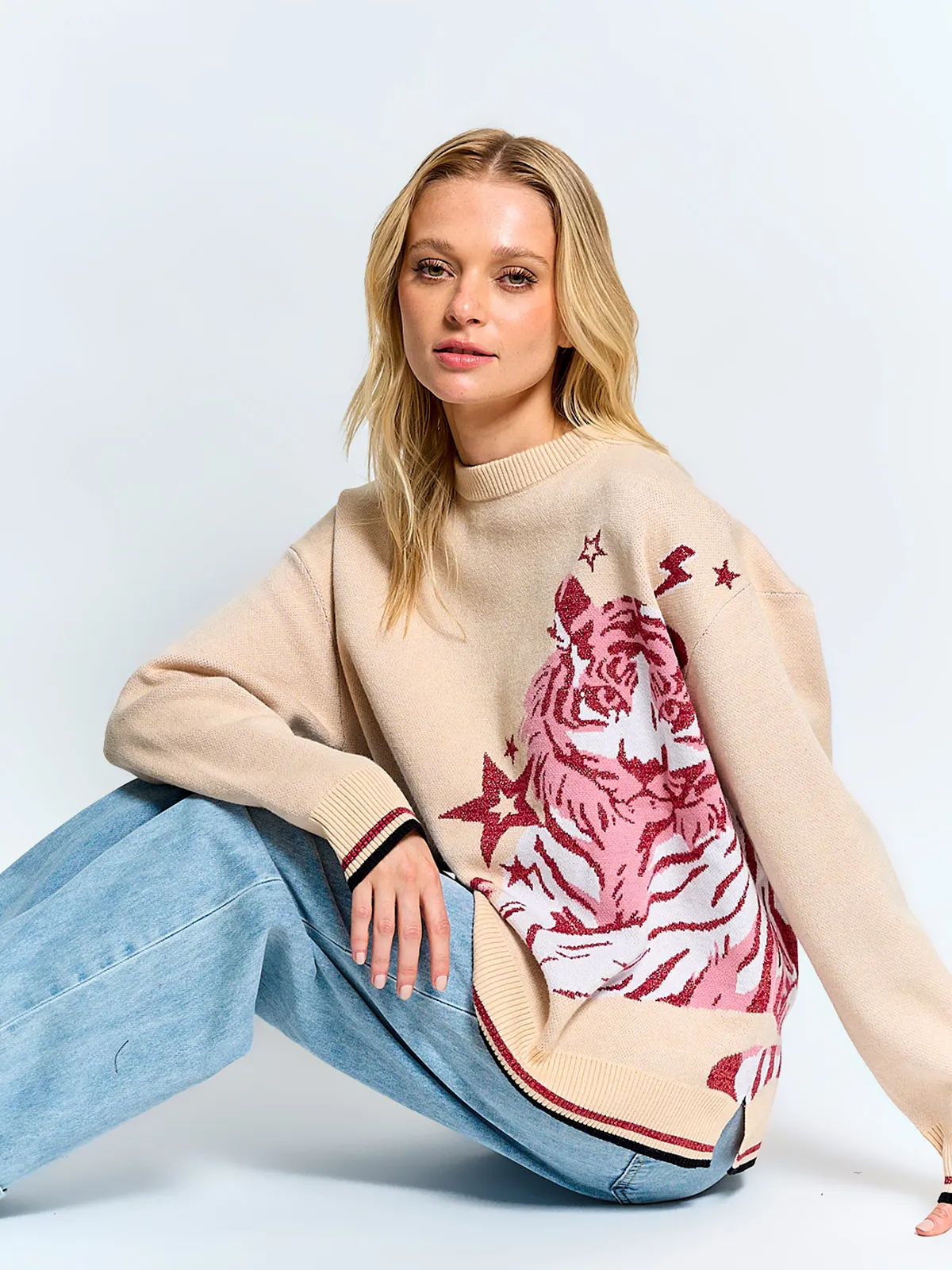 SWEATER MUJER BARBADOS TIGRE - 4