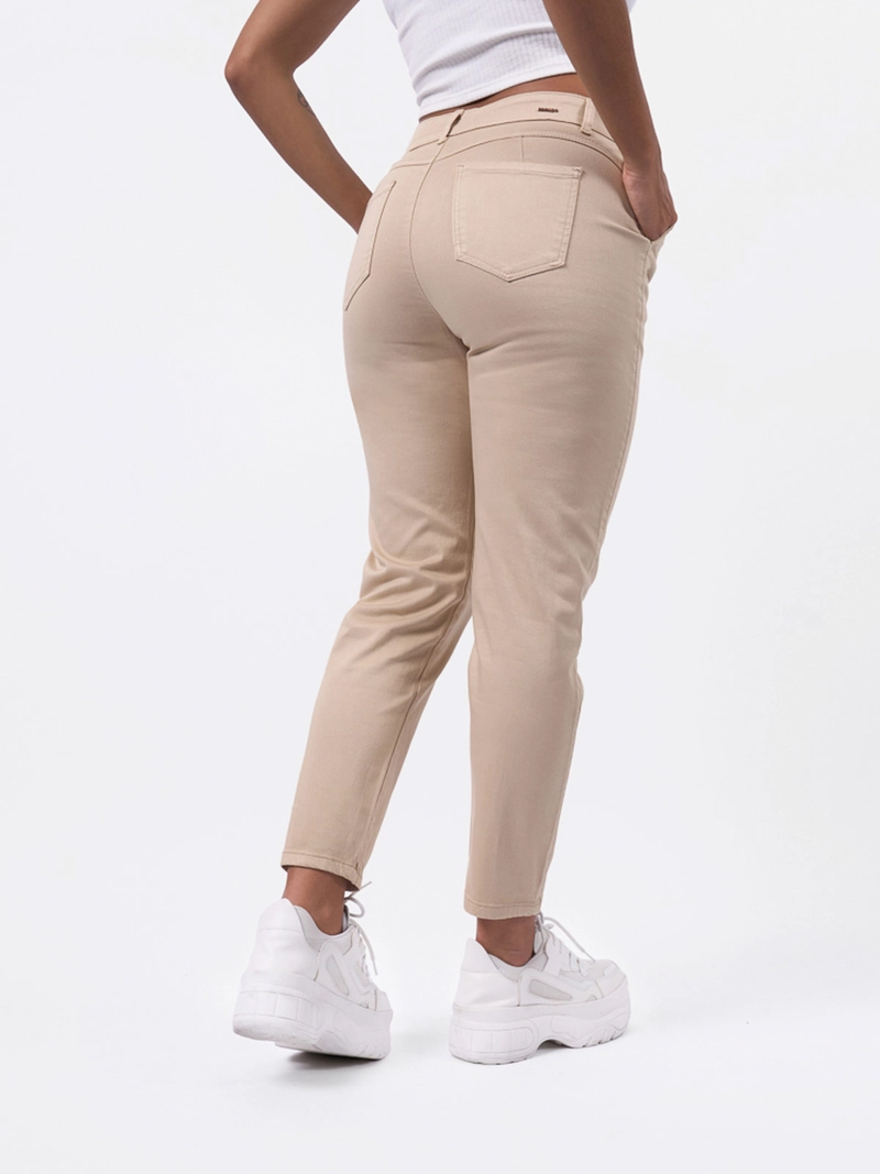 PANTALÓN ALGODÓN MUJER BRONCO SLOUCHY XIMENA - 3