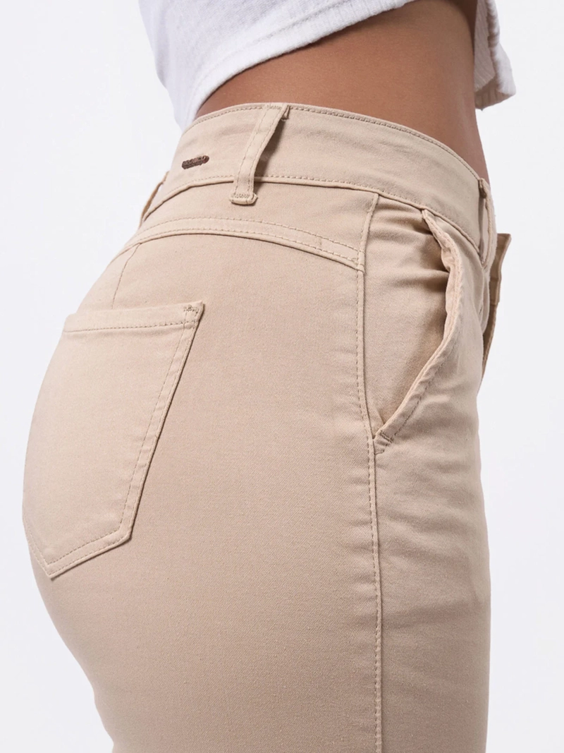 PANTALÓN ALGODÓN MUJER BRONCO SLOUCHY XIMENA - 4