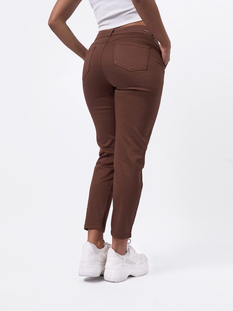 PANTALÓN ALGODÓN MUJER BRONCO SLOUCHY XIMENA - 3