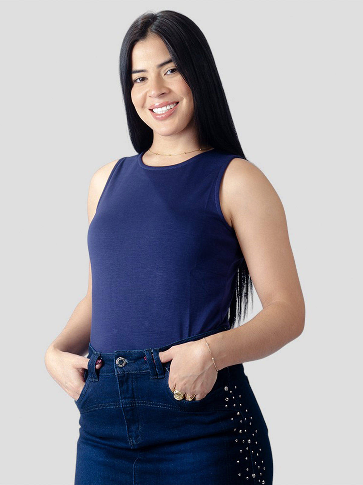 POLO SIN MANGAS MUJER BLACKOUT - 3