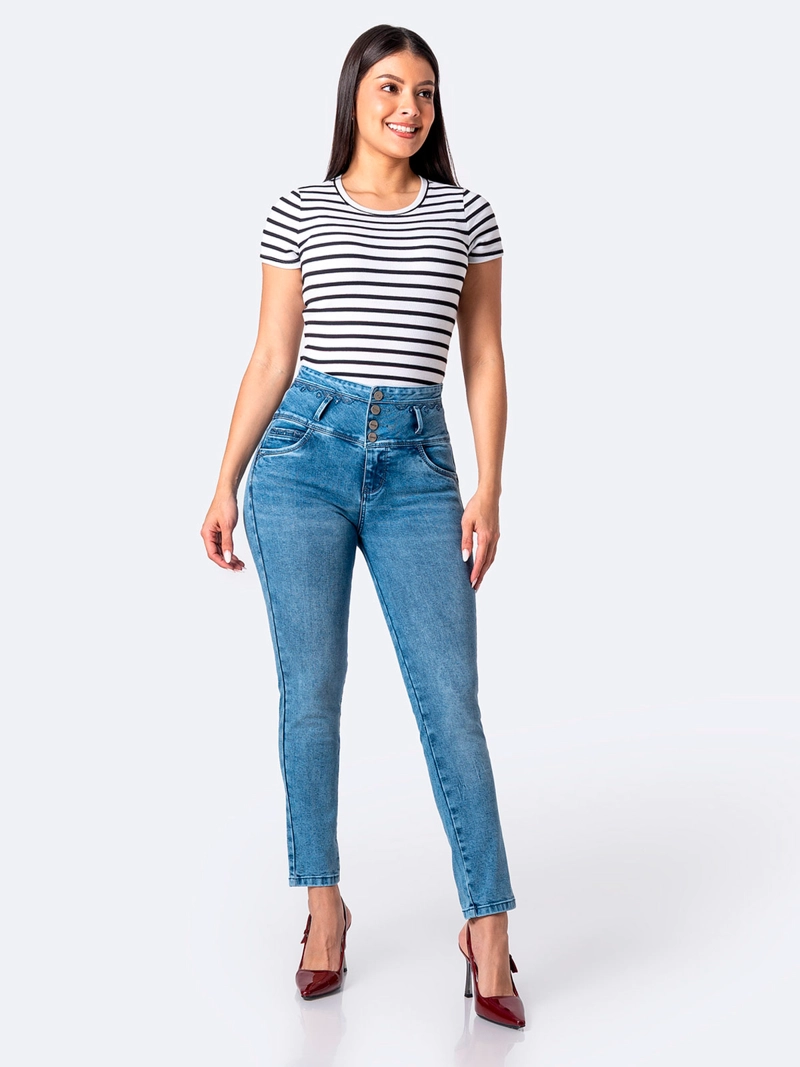JEANS REGULAR MUJER PIONIER YAKELINE - 1
