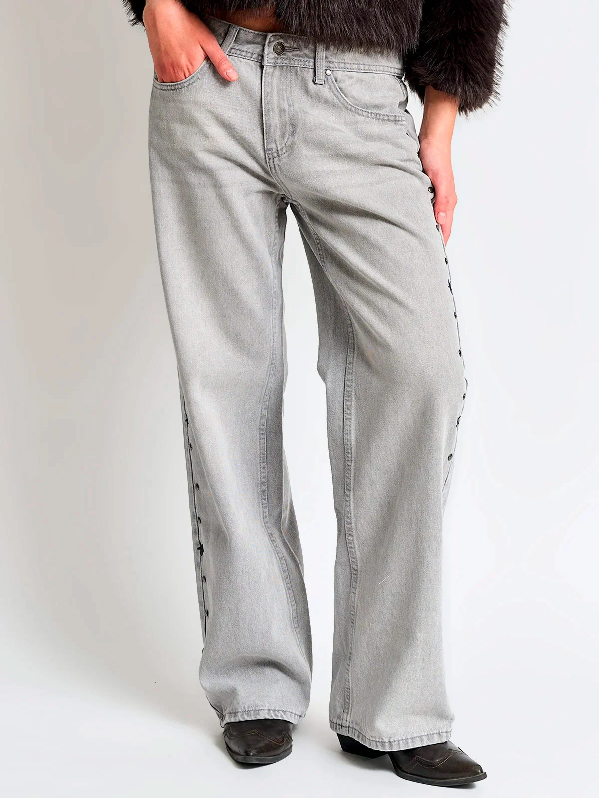 JEANS ALGODÓN REGULAR MUJER INDEX MOTO - 2