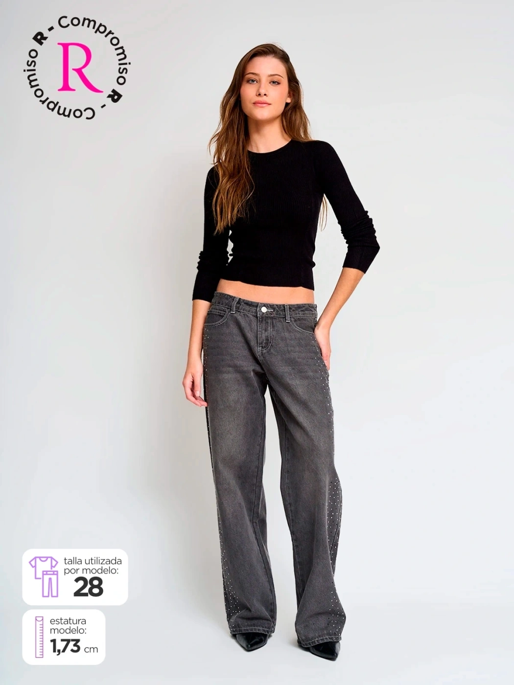 JEANS ALGODÓN REGULAR MUJER INDEX BRILLI - 2